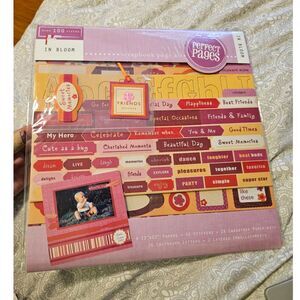 NIP Perfect Pages In Bloom 12x12 Scrapbooking Page Kit - New, sealed.